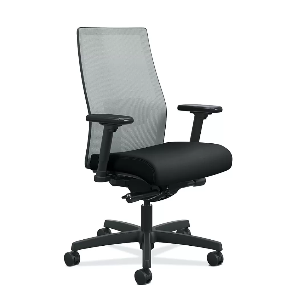 HON Ignition 2.0 Mesh Back Fabric Task Chair, Black/Fog (I2M2AFLC10TK) Online