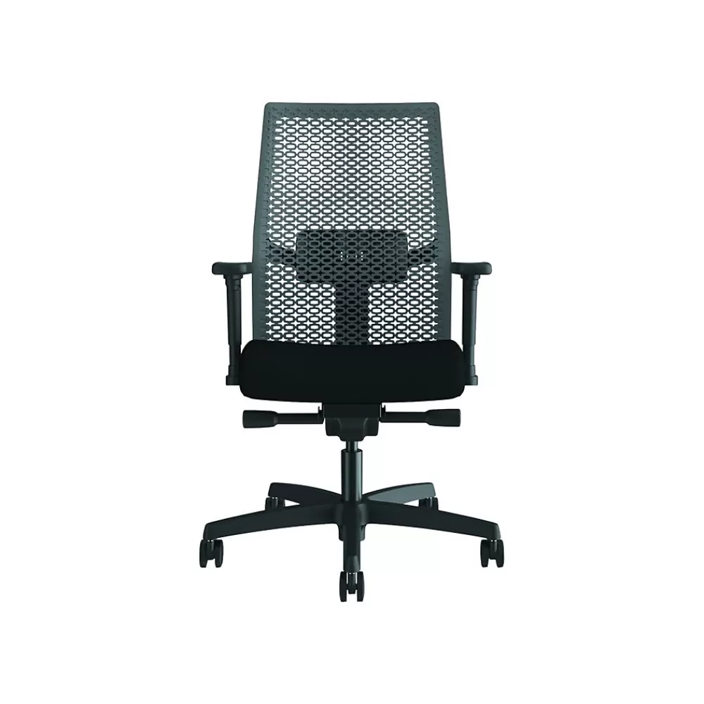 HON Ignition 2.0 Mesh Back Vinyl Task Chair, Black (HIWMRAK2A0SU10B) Clearance