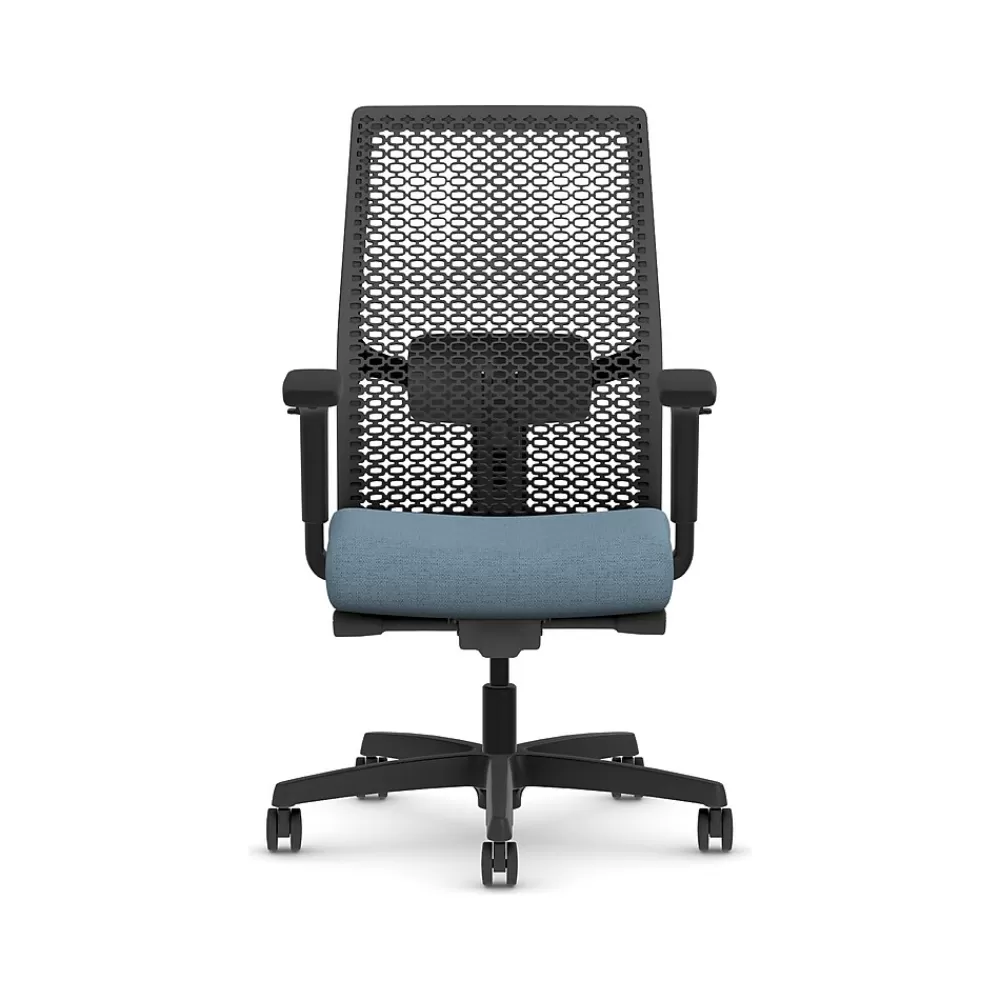 HON Ignition 2.0 ReActiv Fabric Swivel Task Chair, Carolina/Black (HIWMRAKD.Y2.A.H.0S.HAML21.BL.SB.T) Flash Sale