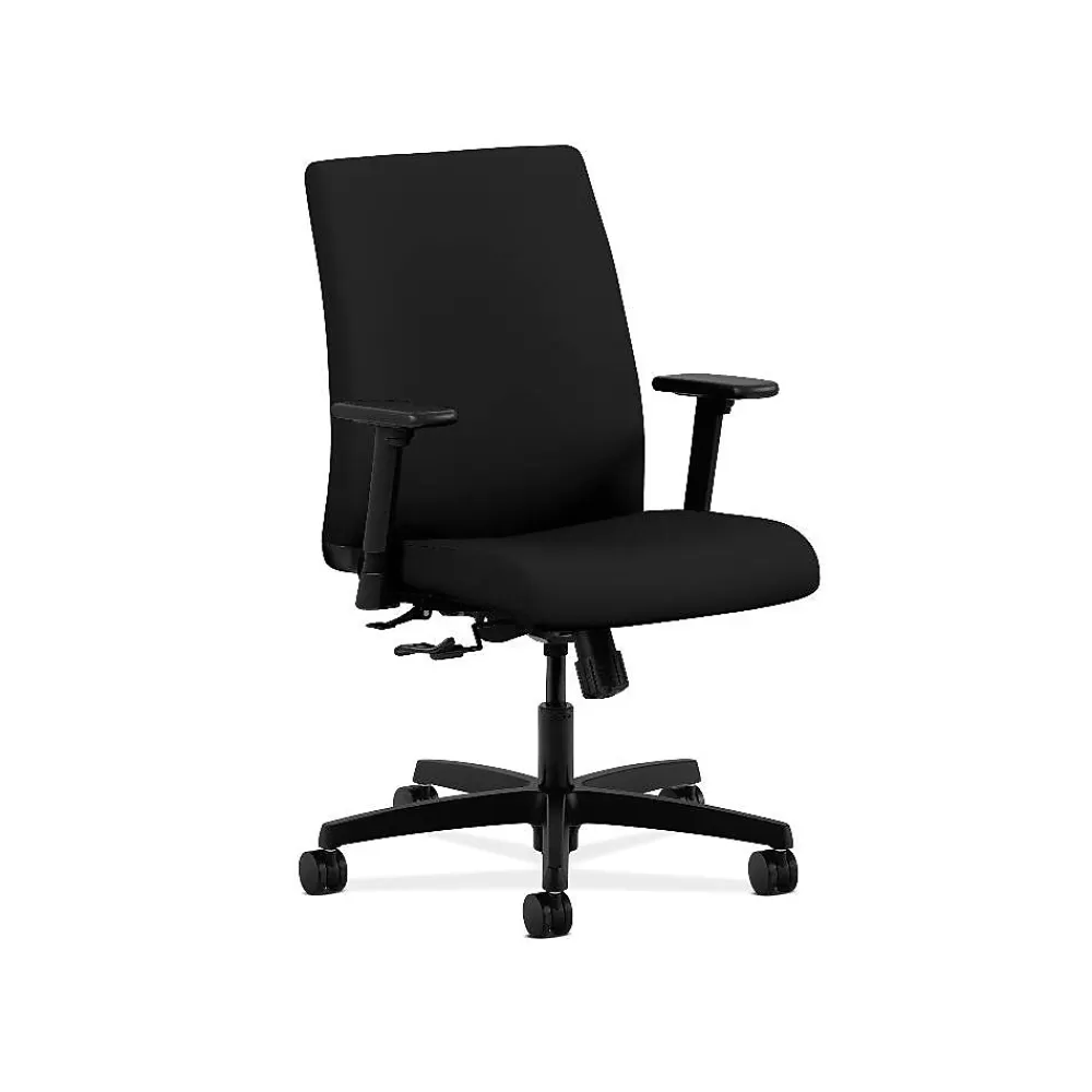 HON Ignition Fabric Task Chair, Black (IT105CU10) Flash Sale