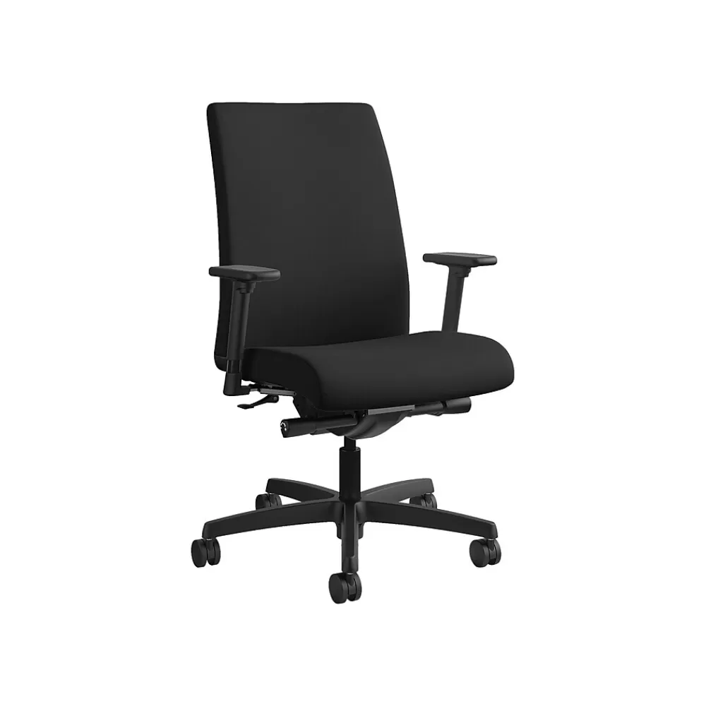 HON Ignition Fabric Task Chair, Black (IW104CU10) Hot