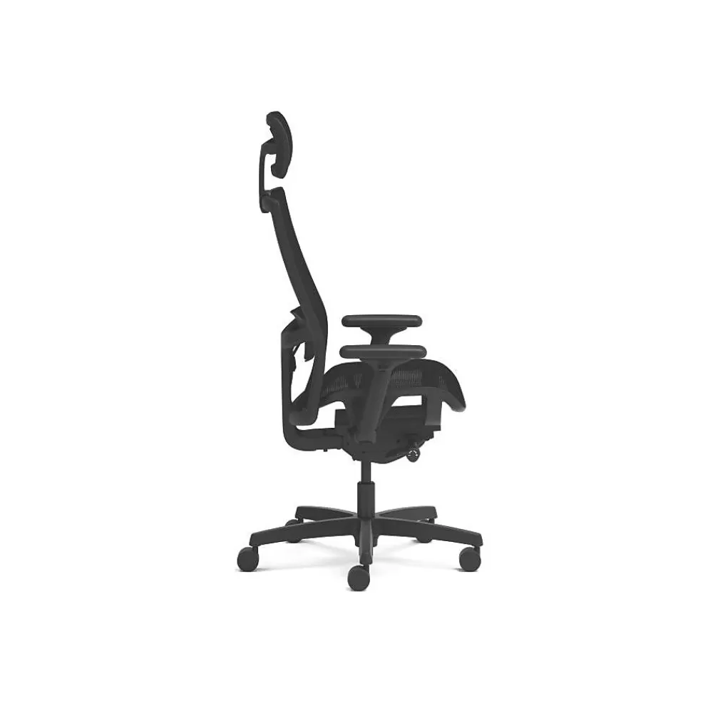 HON Ignition Mesh Swivel Task Chair, Black (HIWMMSKD.S2.A.H.IM.IMS.BL.SB.T.HR) Hot