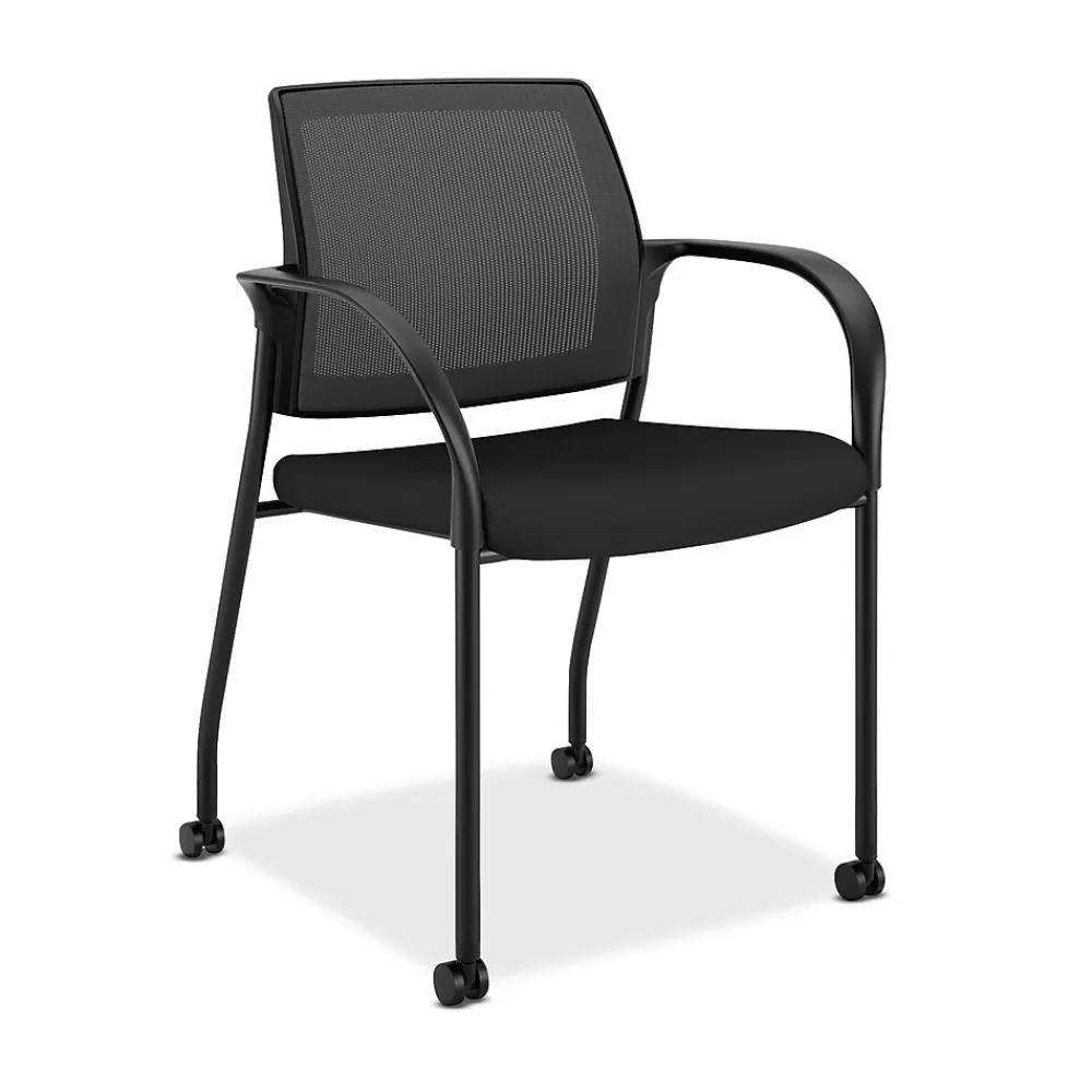HON Ignition Mesh/Fabric Multi-Purpose Stacking Chair, Black (IS107HIMCU10) Discount