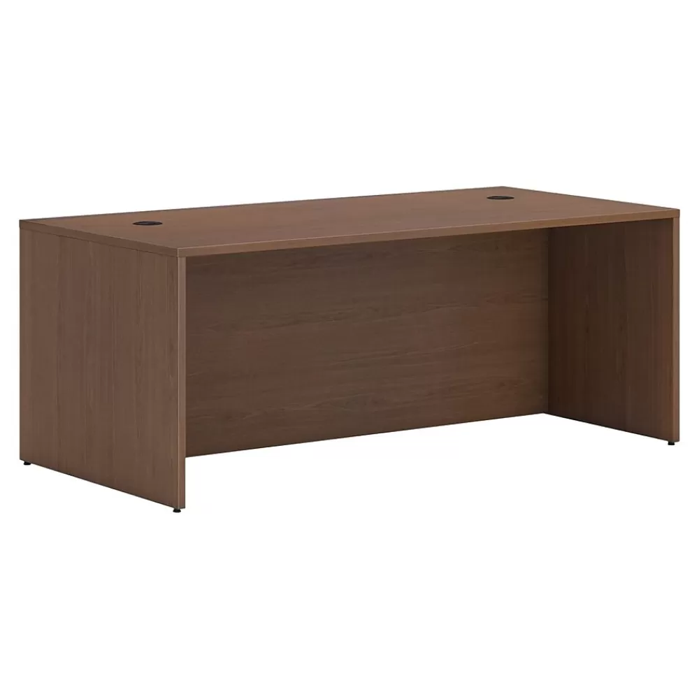 HON Mod 72" Desk Shell, Sepia Walnut (HLPLDS7236.LSE1) Shop