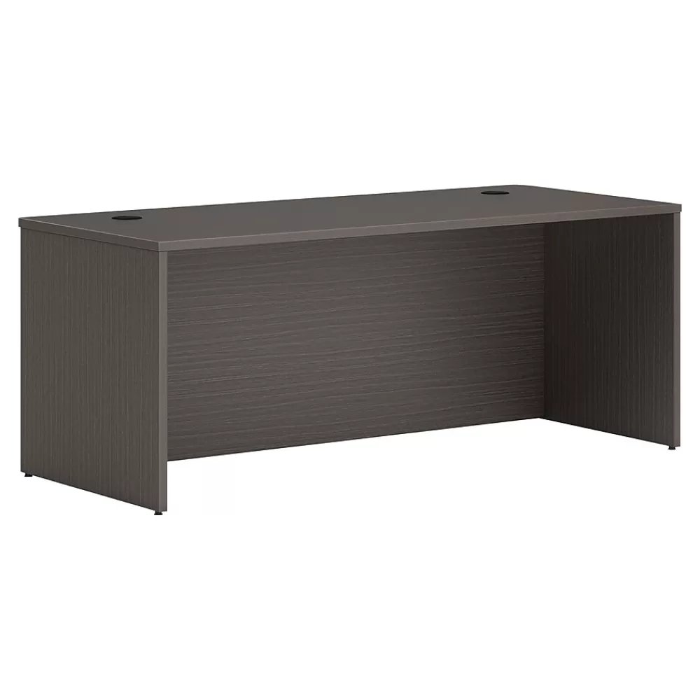 HON Mod 72" Desk Shell, Slate Teak (HLPLDS7236B.LSL1) Cheap