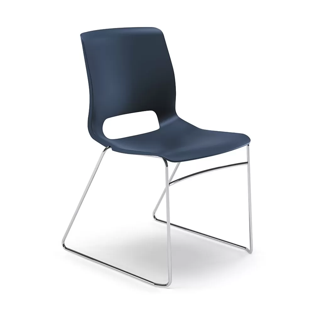 HON Motivate High-Density Stacking Chair, Regatta, 4/Carton (MS101RE) Sale