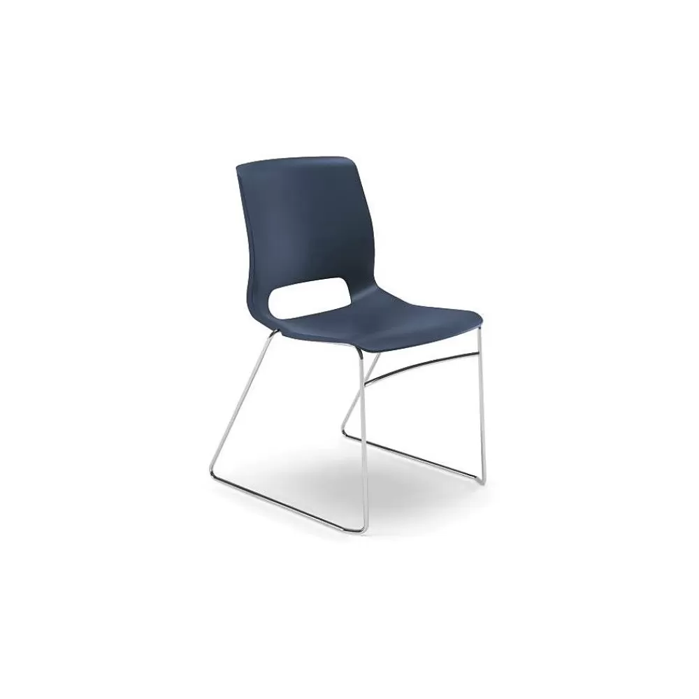 HON Motivate High-Density Stacking Chair, Regatta, 4/Carton (MS101RE) Sale