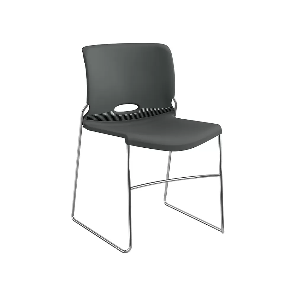 HON Olson Plastic Banquet/Reception Chairs, Lava 4/Pack (4041LA) Flash Sale