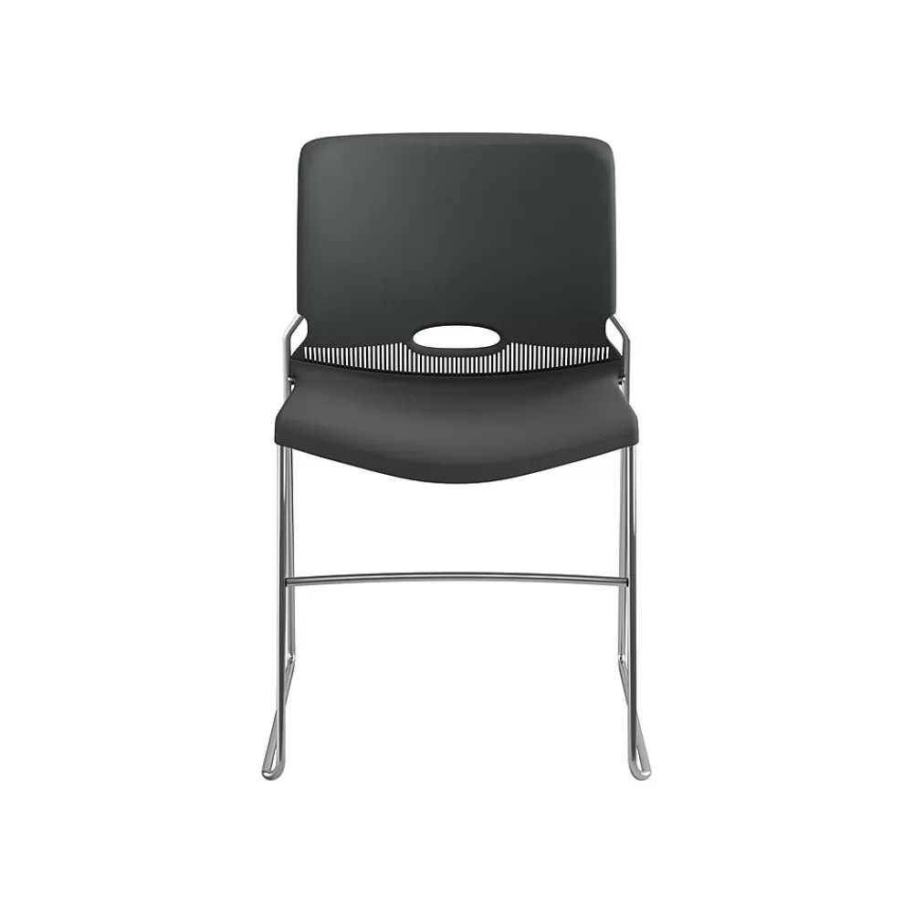 HON Olson Plastic Banquet/Reception Chairs, Lava 4/Pack (4041LA) Flash Sale