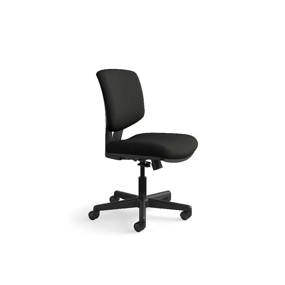HON Volt Leather Task Chair, Black (5703SB11T) Cheap