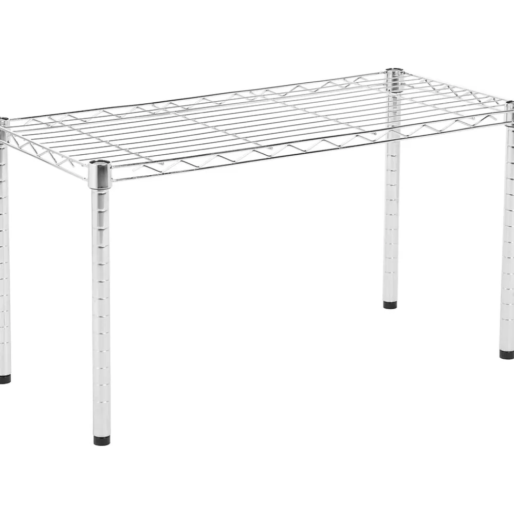 Honey-Can-Do Commercial Wire Table, 14" x 30" (SHF-09692) Online