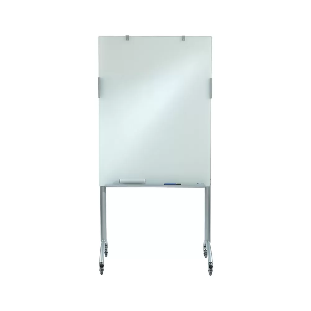 ICEBERG Clarity Mobile Presentation Display Easel, Silver Steel (31100) Fashion