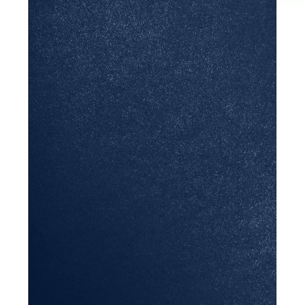 JAM Paper 8.5" x 11" Color Multipurpose Paper, 80 lbs., Lapis Metallic, 50 Sheets/Ream (81211-P-M211-50) Sale