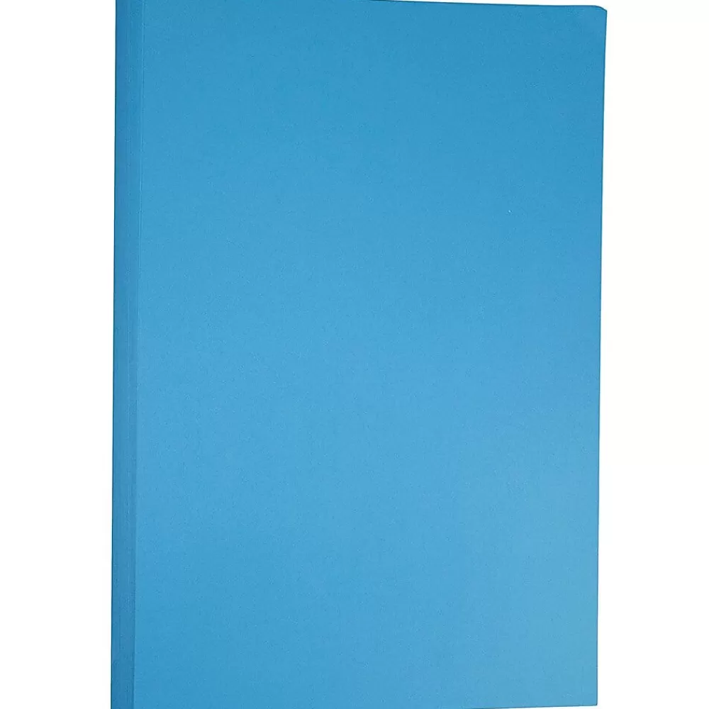 JAM Paper Ledger 65 lb. Cardstock Paper, 11" x 17", Blue, 50 Sheets/Pack (16728479) Clearance