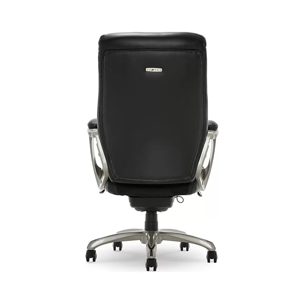 La-Z-Boy Cantania Ergonomic Bonded Leather Swivel Executive Chair, Black (45776A) Discount