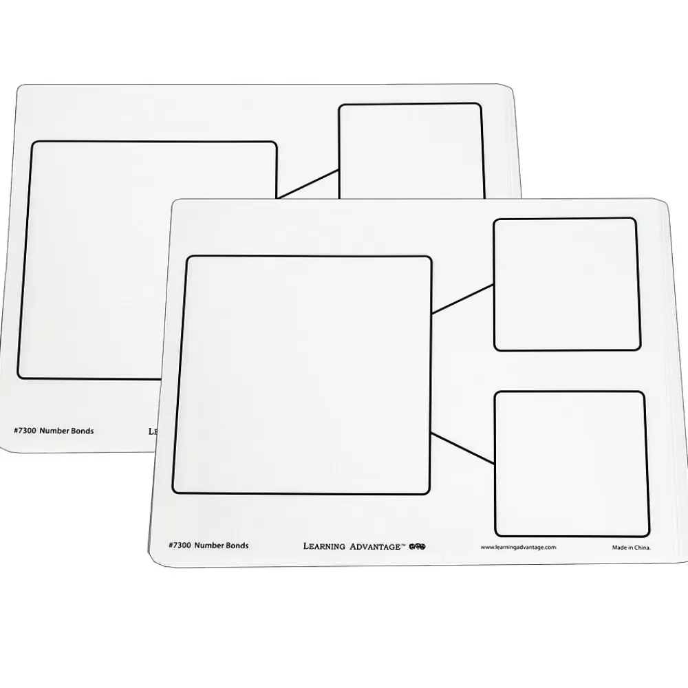 Learning Advantage Dry Erase Boards - Number Bond - 10 Per Set - 2 Sets (CTU7300-2) Online