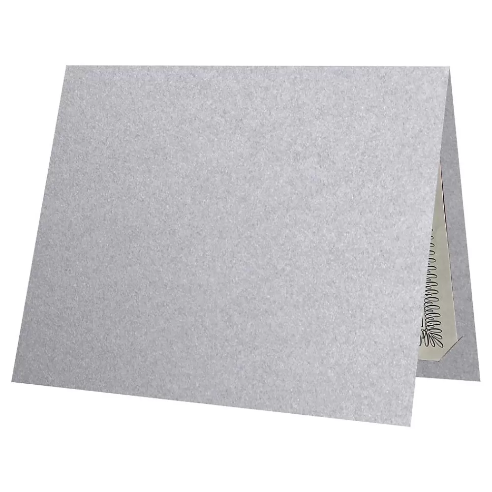 LUX Certificate Holders, 9 1/2" x 11", Silver Metallic, 50/Pack (CH91212-M06-50) New