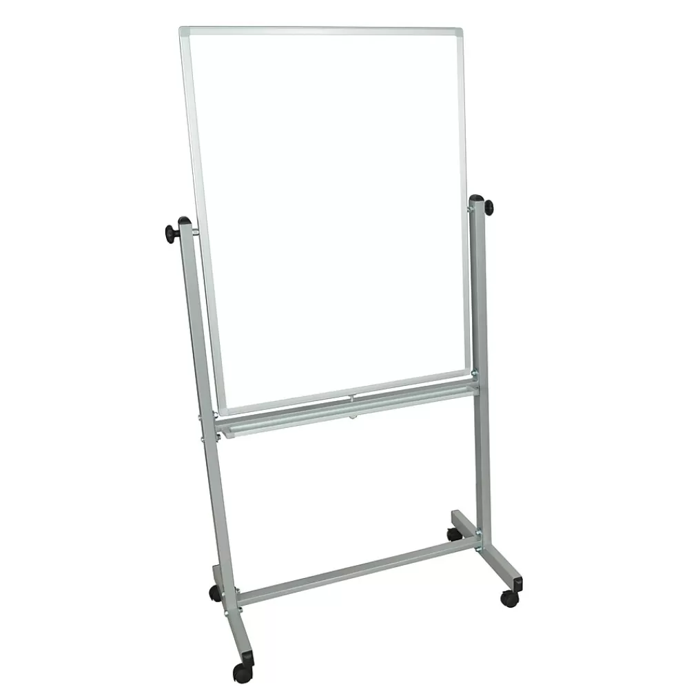 Luxor Double Sided Magnetic Dry-Erase Whiteboard, Aluminum Frame, 30" x 40" (MB3040WW) Shop