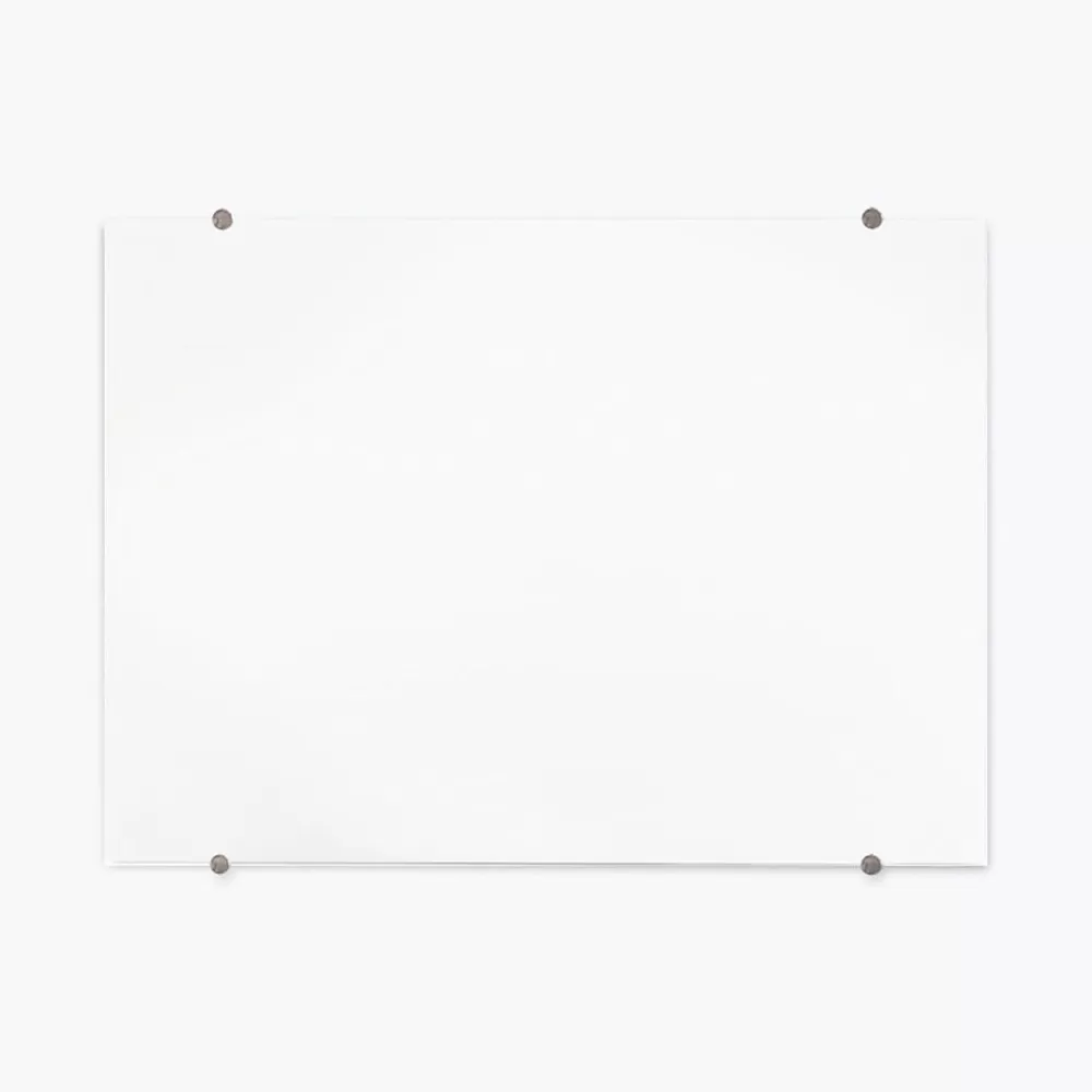 Luxor Magnetic Wall Mounted Glass Dry Erase Board, 48x36 (WGB4836M) Online
