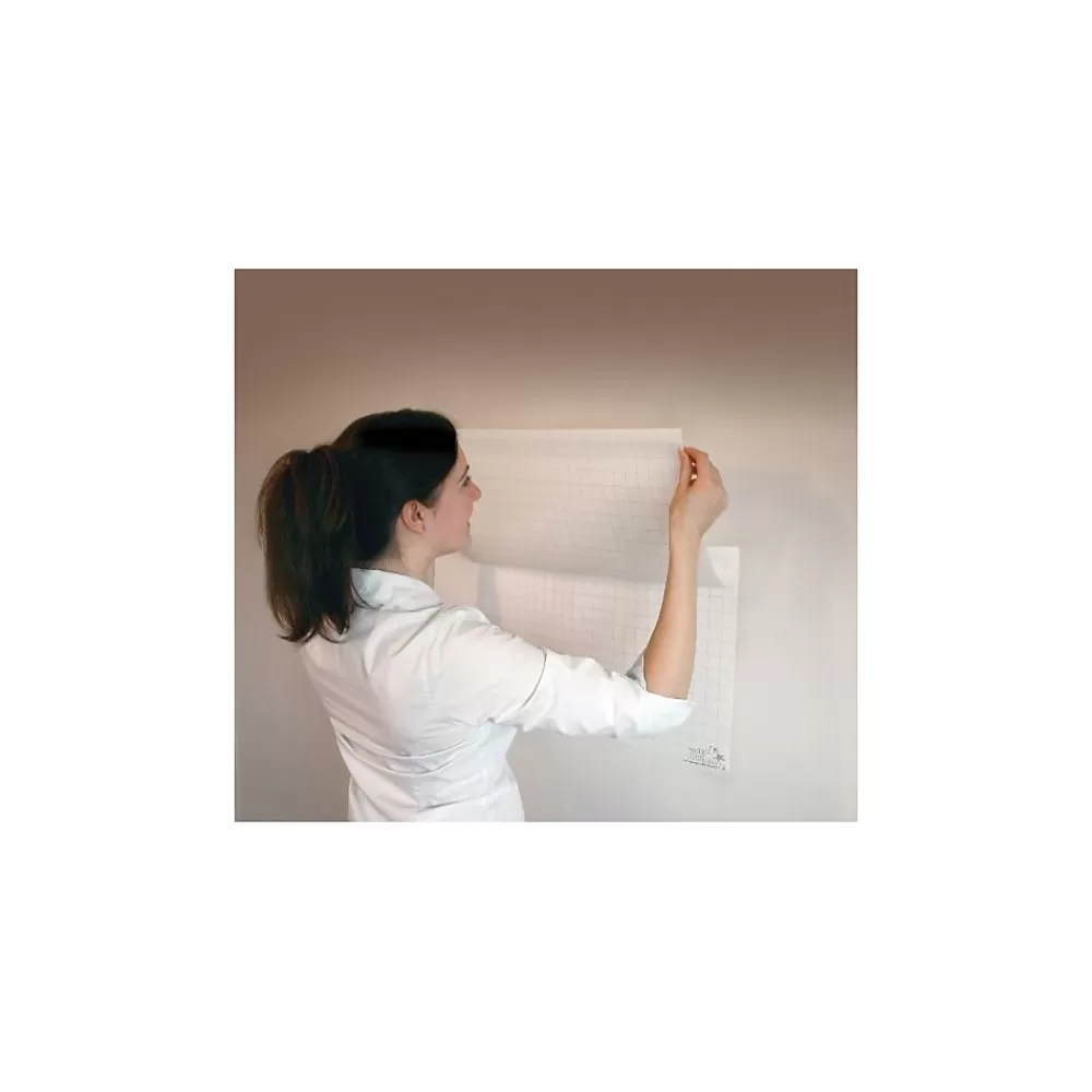 Magic Whiteboards Gridded Magic Whiteboard Sheets, 31 1/2"W x 23 1/2"H, 25/Sheets New