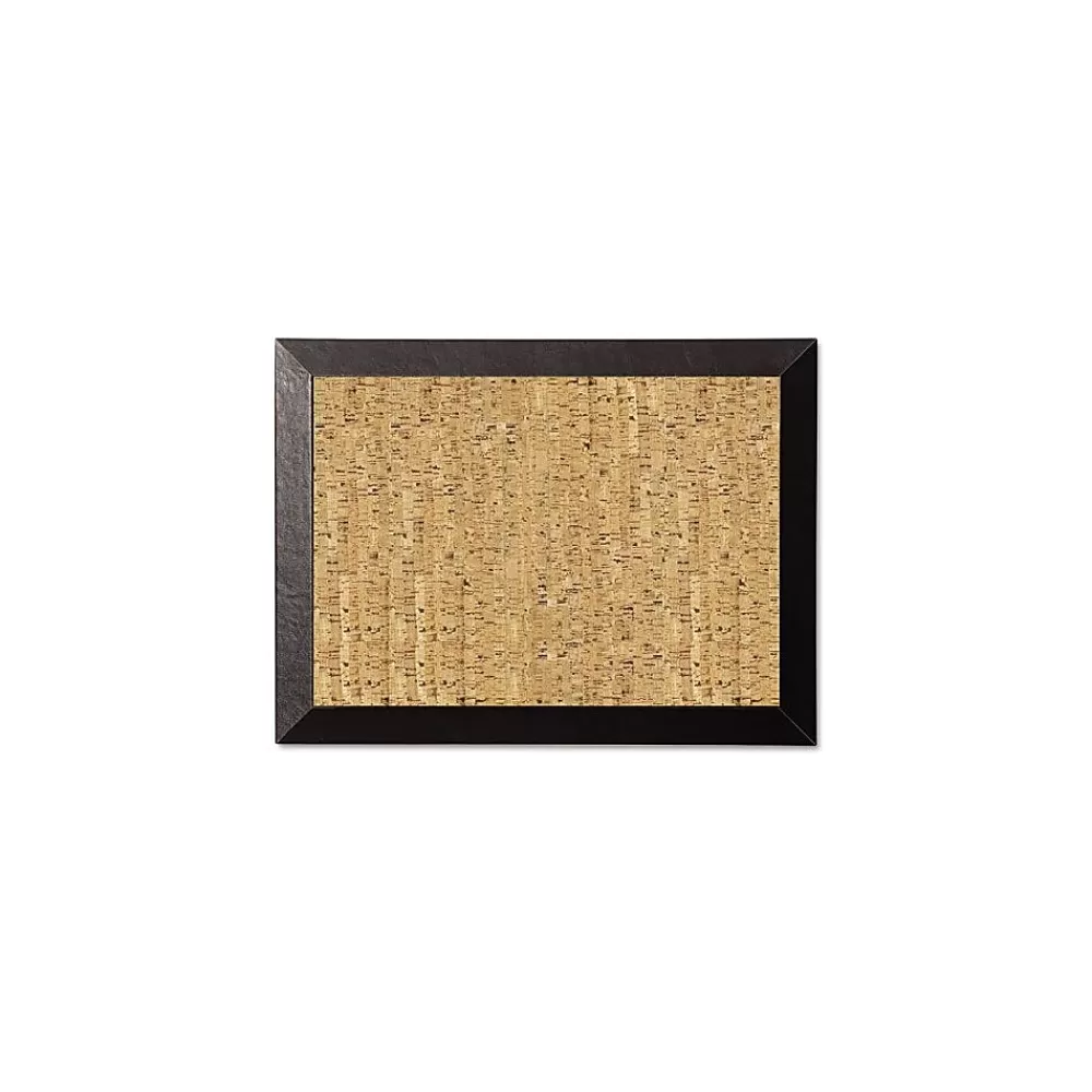 MasterVision Cork Bulletin Board, Black Wood Frame, 18"H x 24"W Best Sale