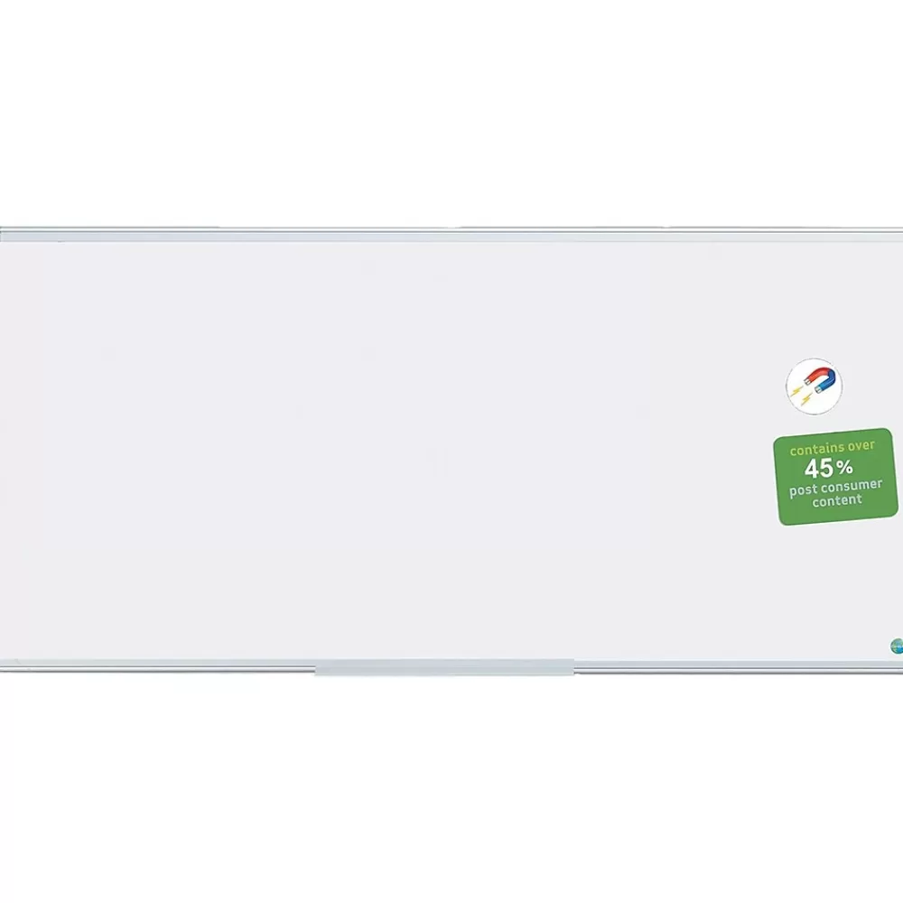 MasterVision Earth Gold Ultra Magnetic Dry Erase Boards, White, 48" X 96" X 3/4" (BVCMA2107790) Clearance