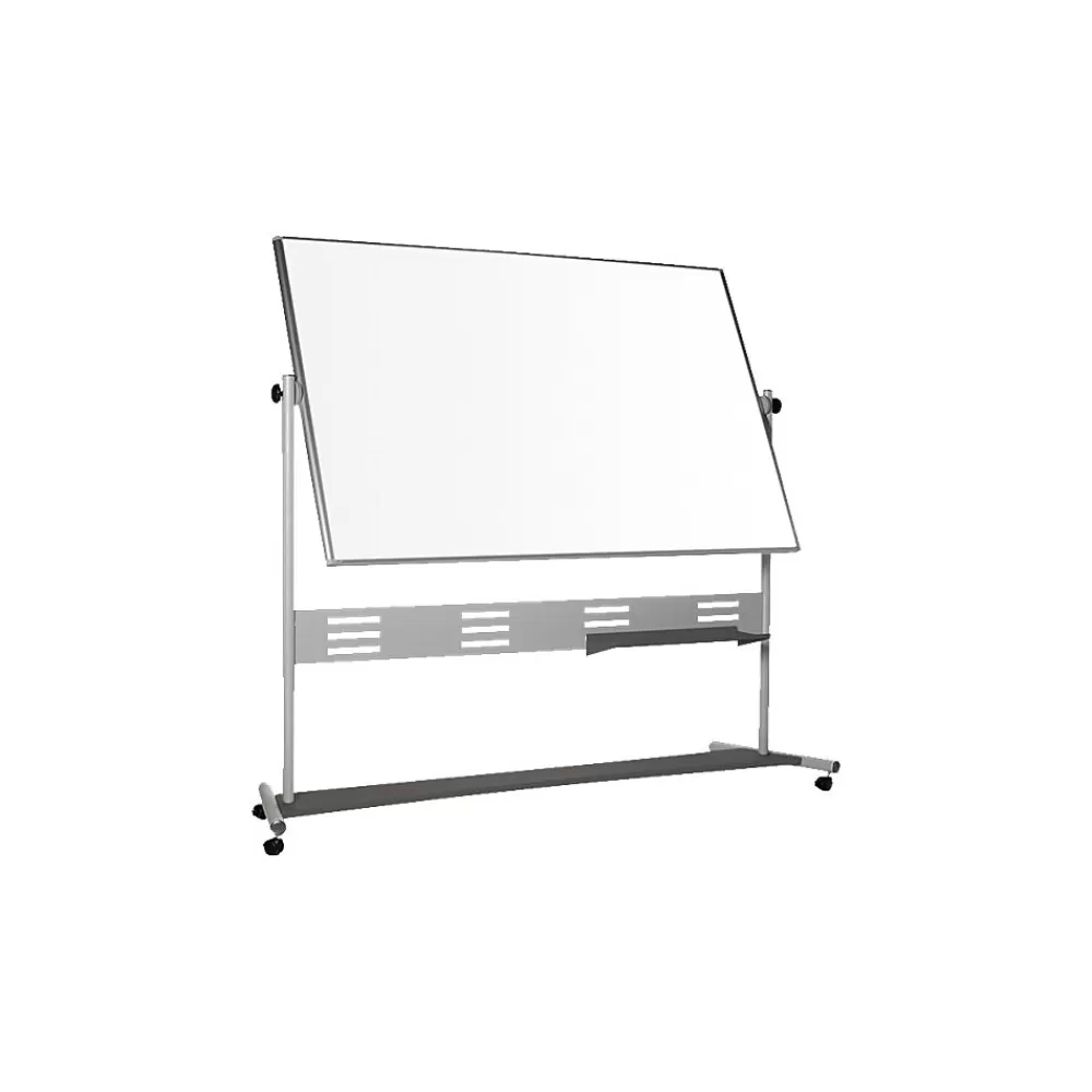 MasterVision Evolution Lacquered Steel Dry-Erase Whiteboard, Aluminum Frame, 6' x 4' (QR5507) Fashion