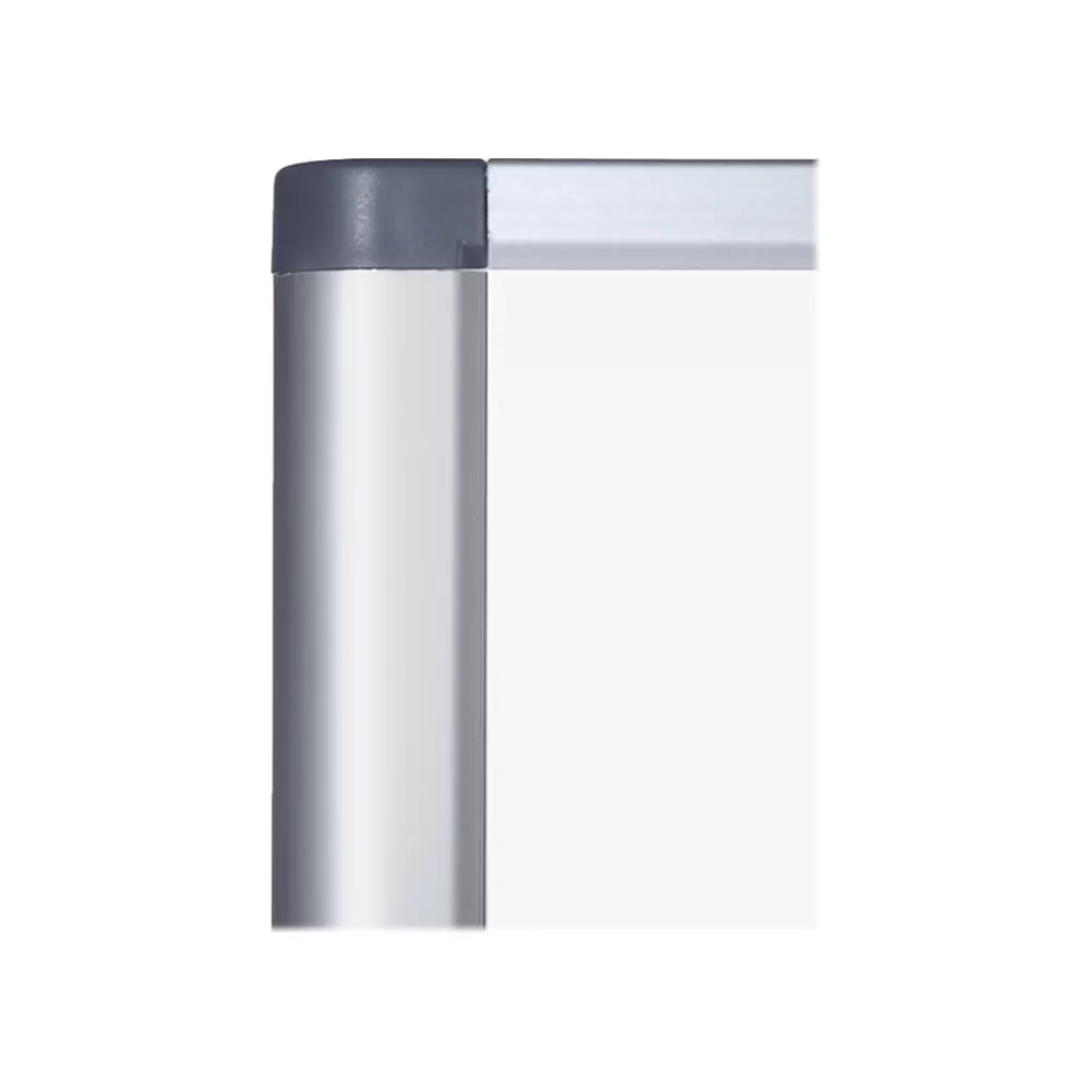 MasterVision Evolution Lacquered Steel Dry-Erase Whiteboard, Aluminum Frame, 6' x 4' (QR5507) Fashion