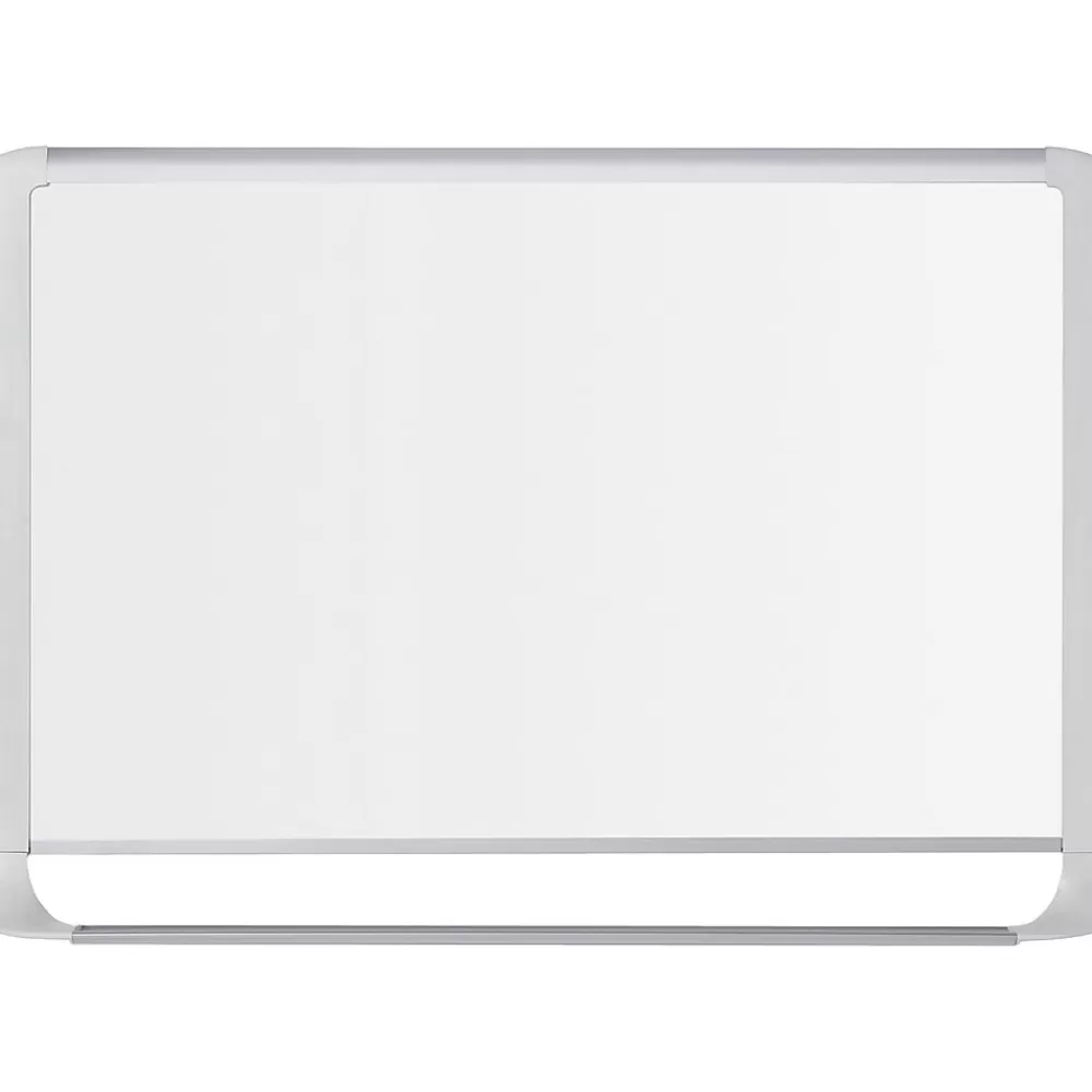 MasterVision ® Gold Ultra™ 36" x 48" x 7/10" Steel Magnetic Dry Erase Boards, White (MVI050205) Flash Sale