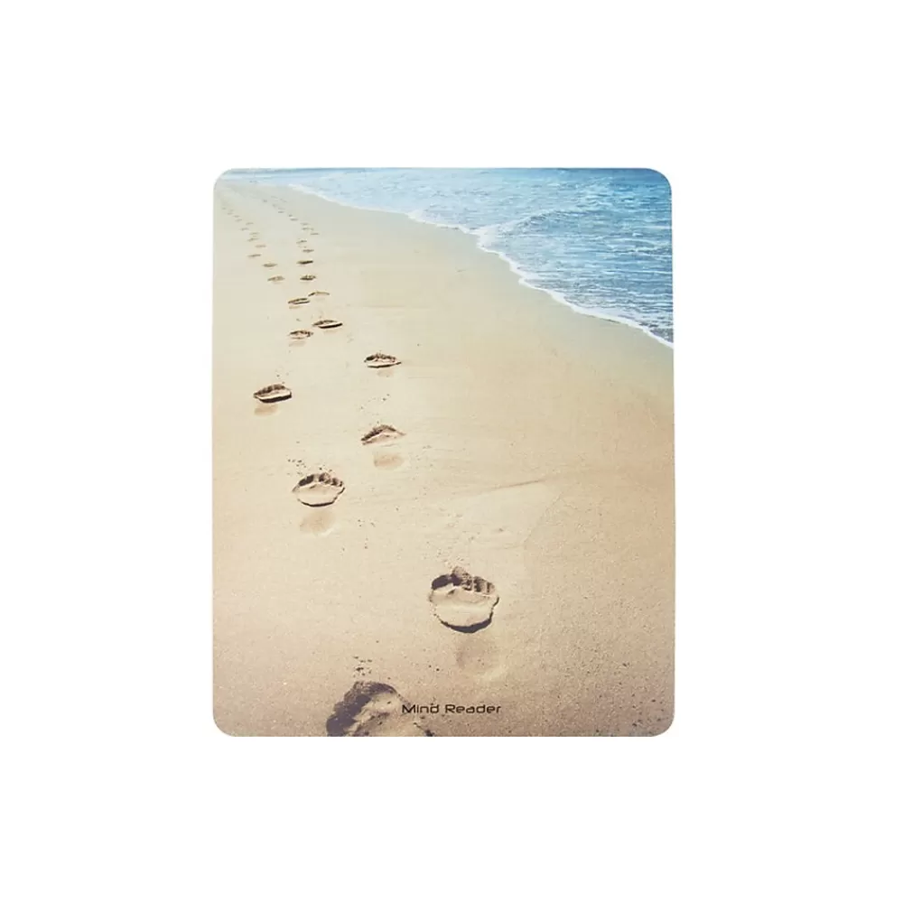 Mind Reader Hard Floor Chair Mat, 47" x 35", Tan, Polycarbonate (BEACHMAT-ASST) Store