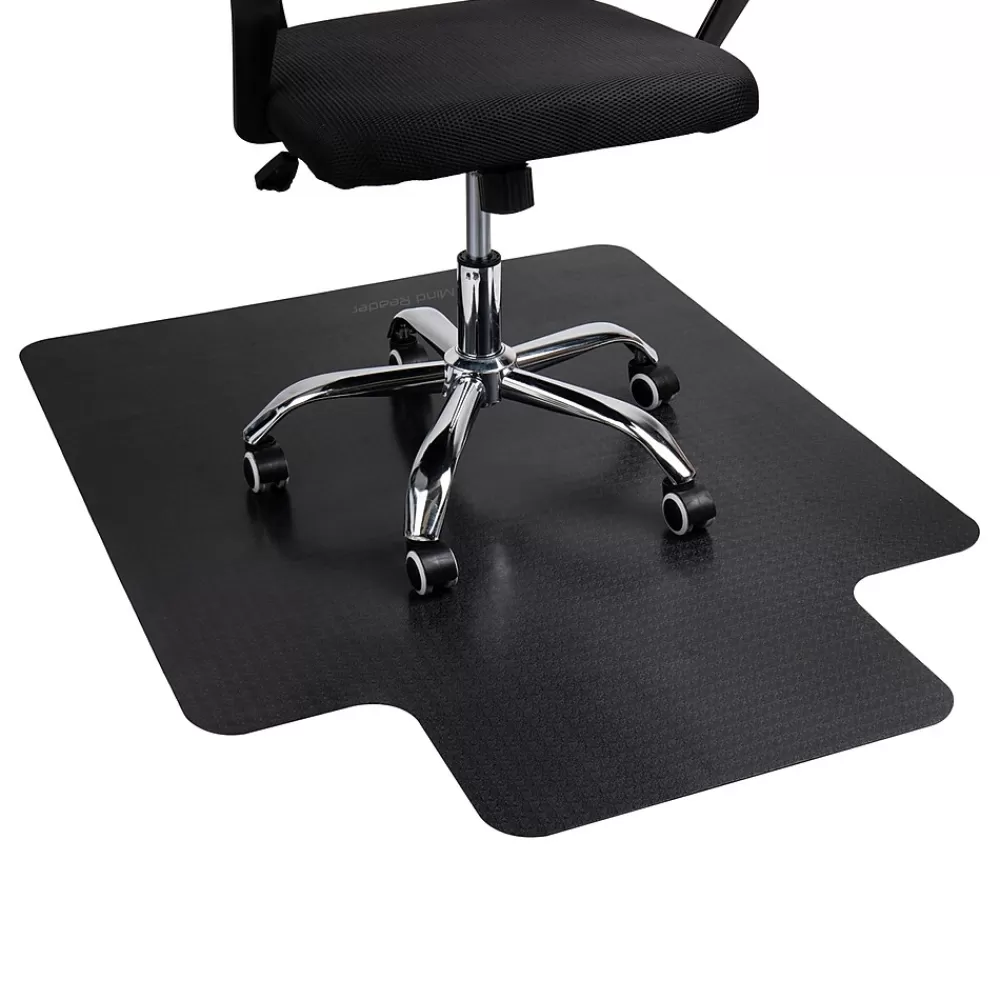 Mind Reader Hard Floor Chair Mat with Lip, 36" x 48'', Black (OFFCMAT-BLK) Sale