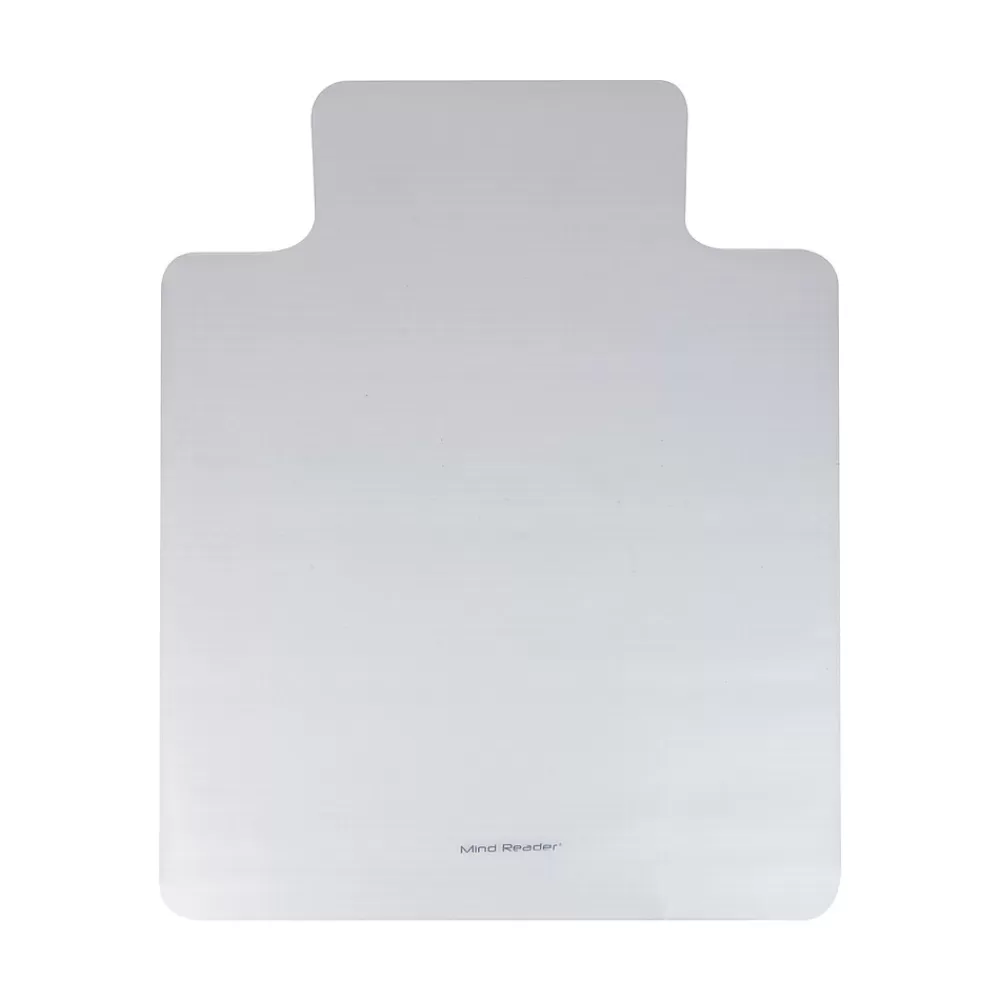 Mind Reader Hard Floor Chair Mat with Lip, 35" x 47'', Clear (FLCMAT-CLR) Sale