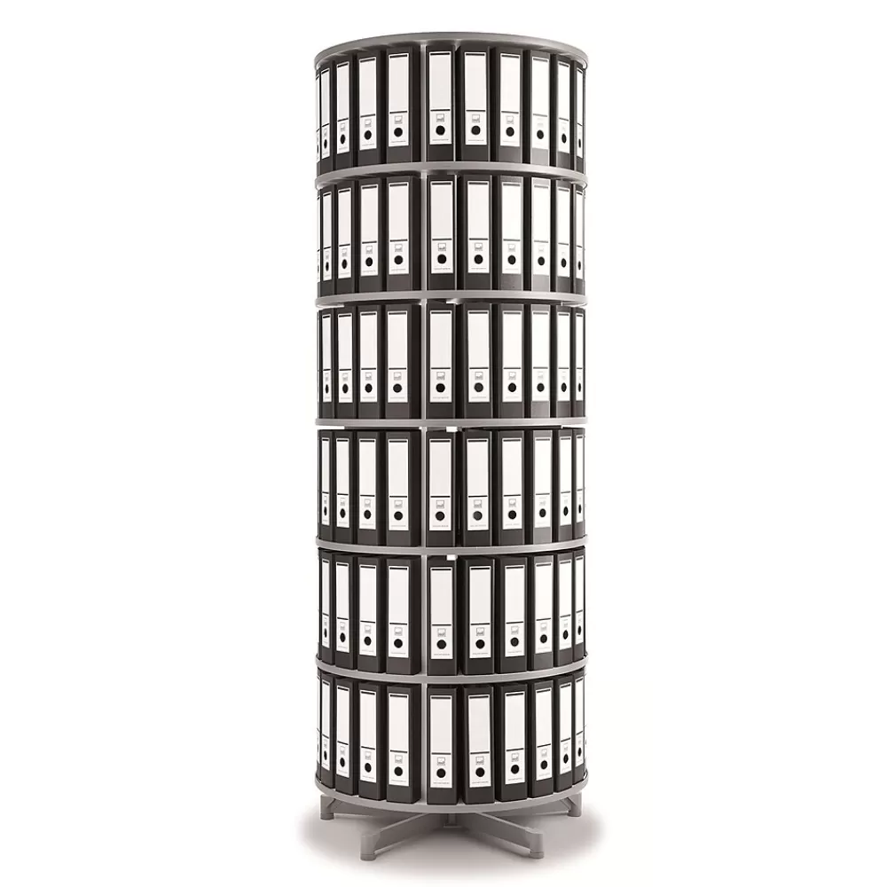 Moll Rotary 6-Tier Spin & File Binder Storage Carousel, White (TURN6) Shop