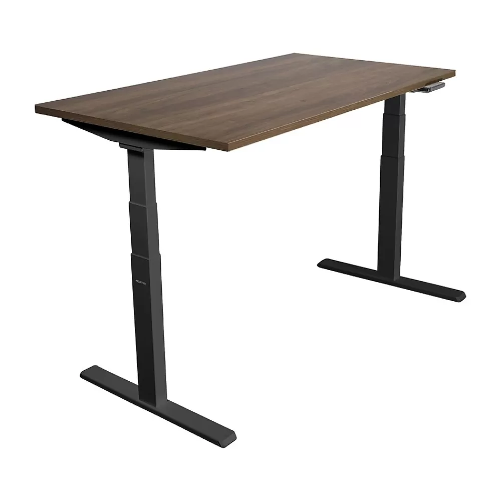 Mount-It! Ultimate 55"W Electric Rectangular Adjustable Standing Desk, (MI-18080) Adrift/Black Shop