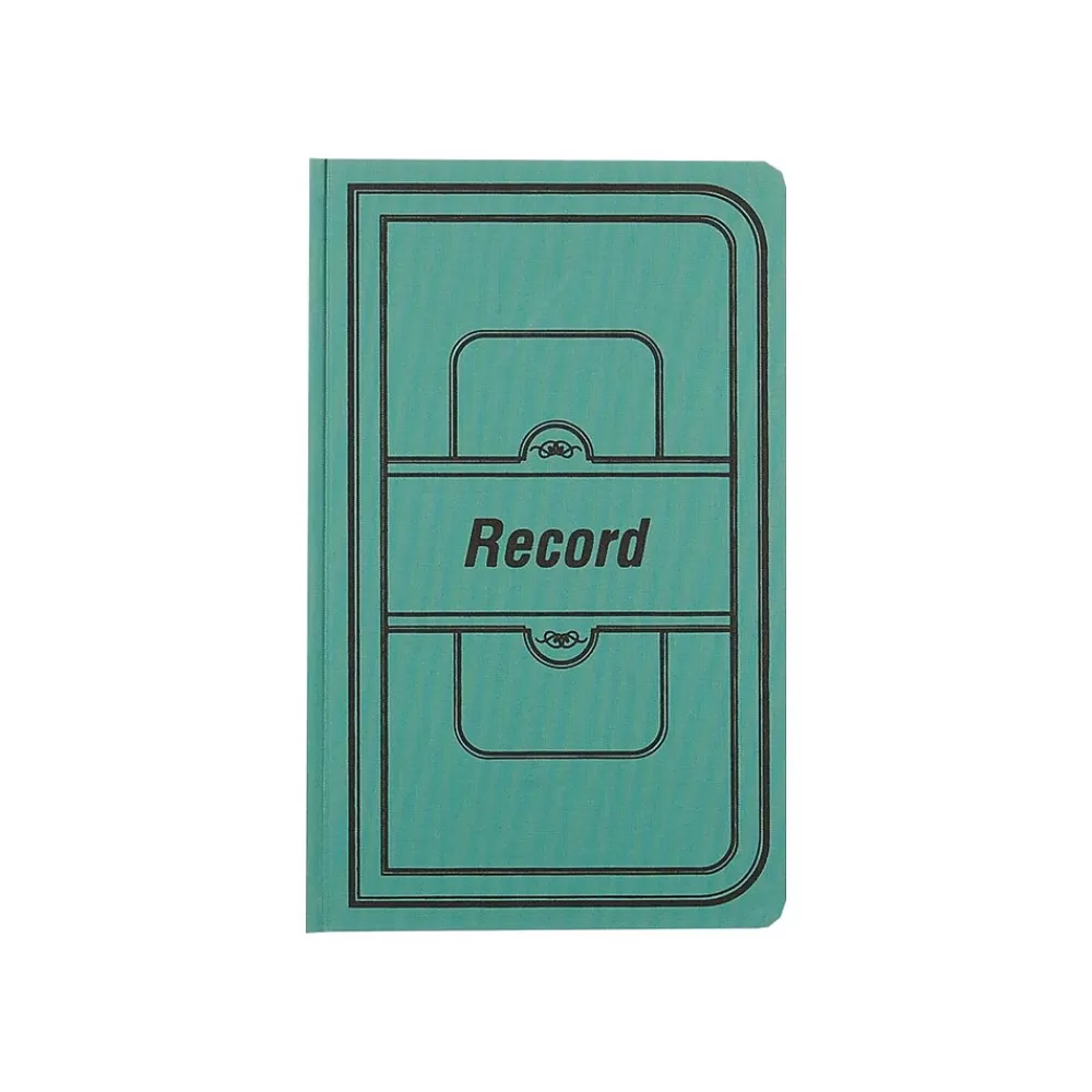 National Brand Canvas Tuff Series Record Book, 7.63" x 12.13", Green, 250 Sheets/Book (A66500R) Flash Sale