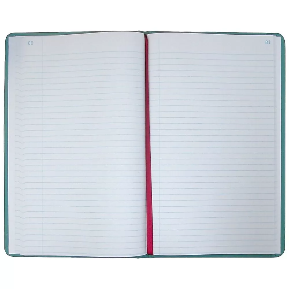 National Brand Canvas Tuff Series Record Book, 7.63" x 12.13", Green, 250 Sheets/Book (A66500R) Flash Sale