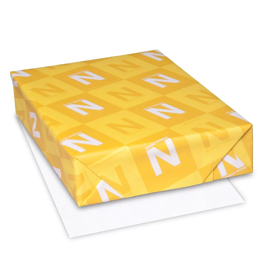 Neenah Paper Astrobrights 135 lb. Cover Paper, 8.5" x 11", Yellow/White Dupex, 1500 Sheets/Case (45305A) Fashion