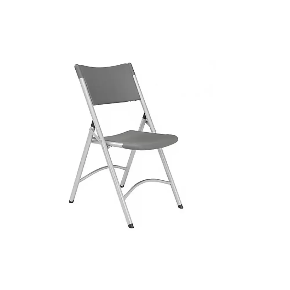 National Public Seating NPS 600 Series Heavy Duty Plastic Folding Chair, Charcoal Slate, 52 Pack (620/52) Best
