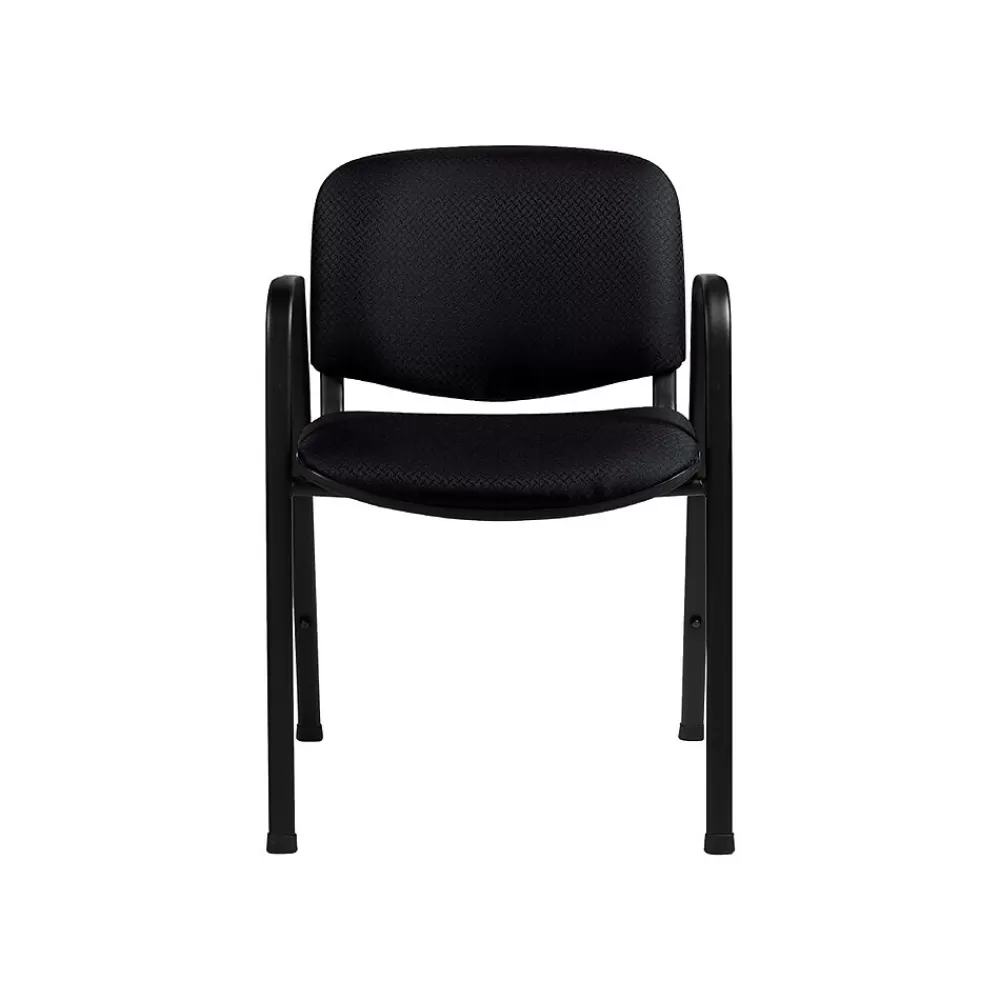 Offices to go Fabric Office Chair, Patterned Black, 2/Pack (OTG11703) Discount