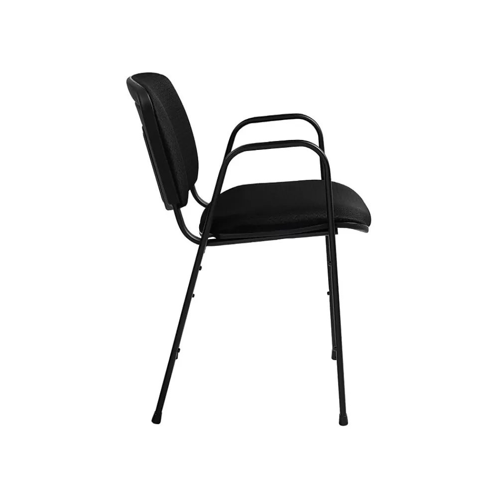 Offices to go Fabric Office Chair, Patterned Black, 2/Pack (OTG11703) Discount