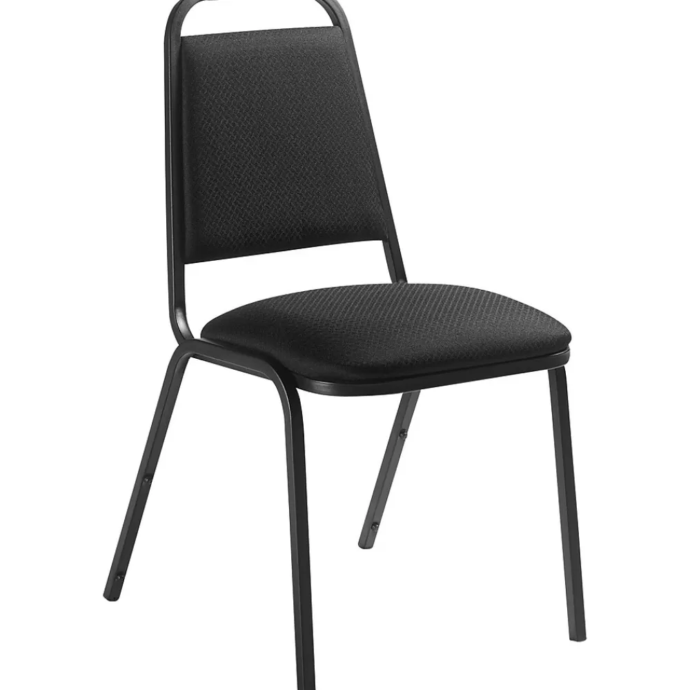 Offices to go Fabric Upholstery Stacking Chair, Black, 2/Carton (OTG11934QL10) Online