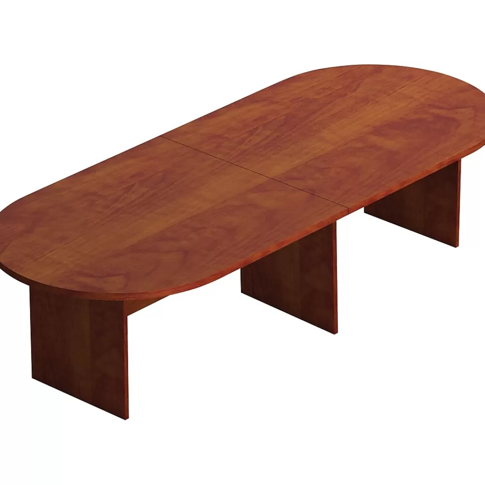 Offices to go Laminate Racetrack Conference Table, American Dark Cherry, 29 1/2"H x 120"W x 48"D Shop
