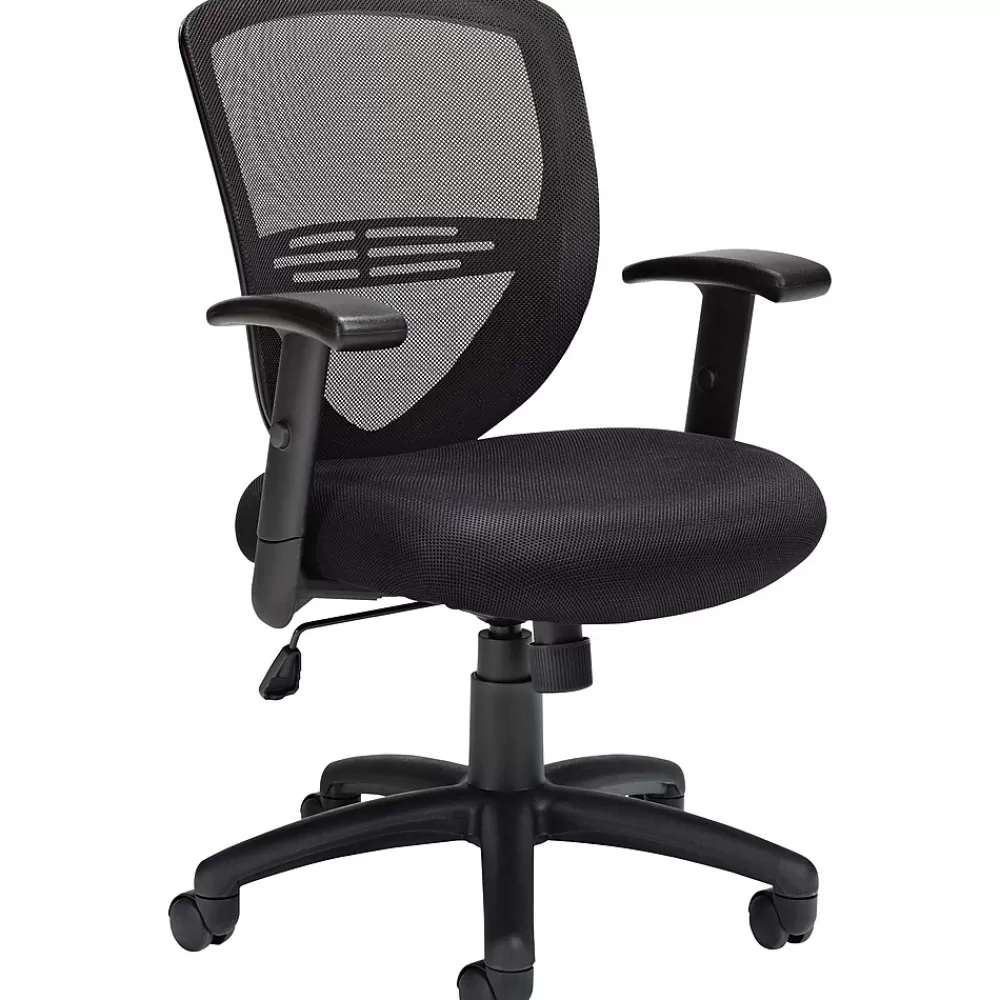 Offices to go Managers Mesh Back Chair, Black (OTG11320B) Flash Sale