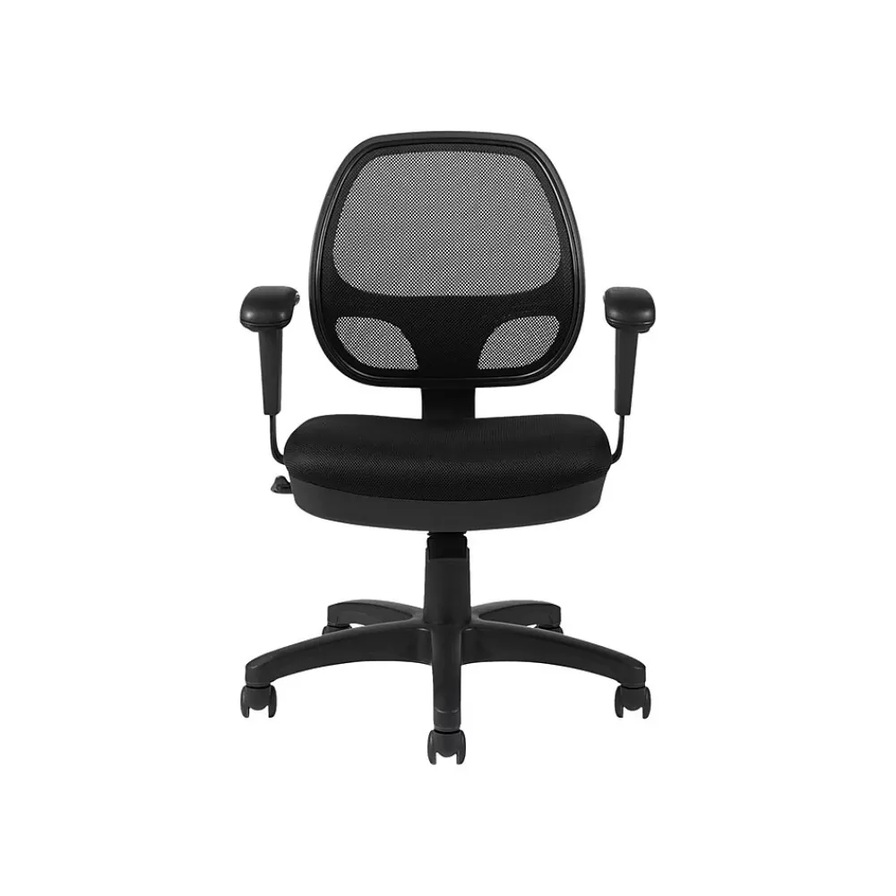Offices to go Mesh Fabric Manager Chair, Black (OTG11647B) Online