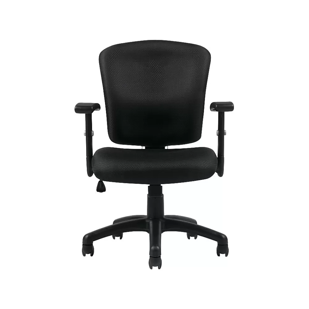 Offices to go Multi-Function Fabric Task Chair, Black (OTG11850B) Best