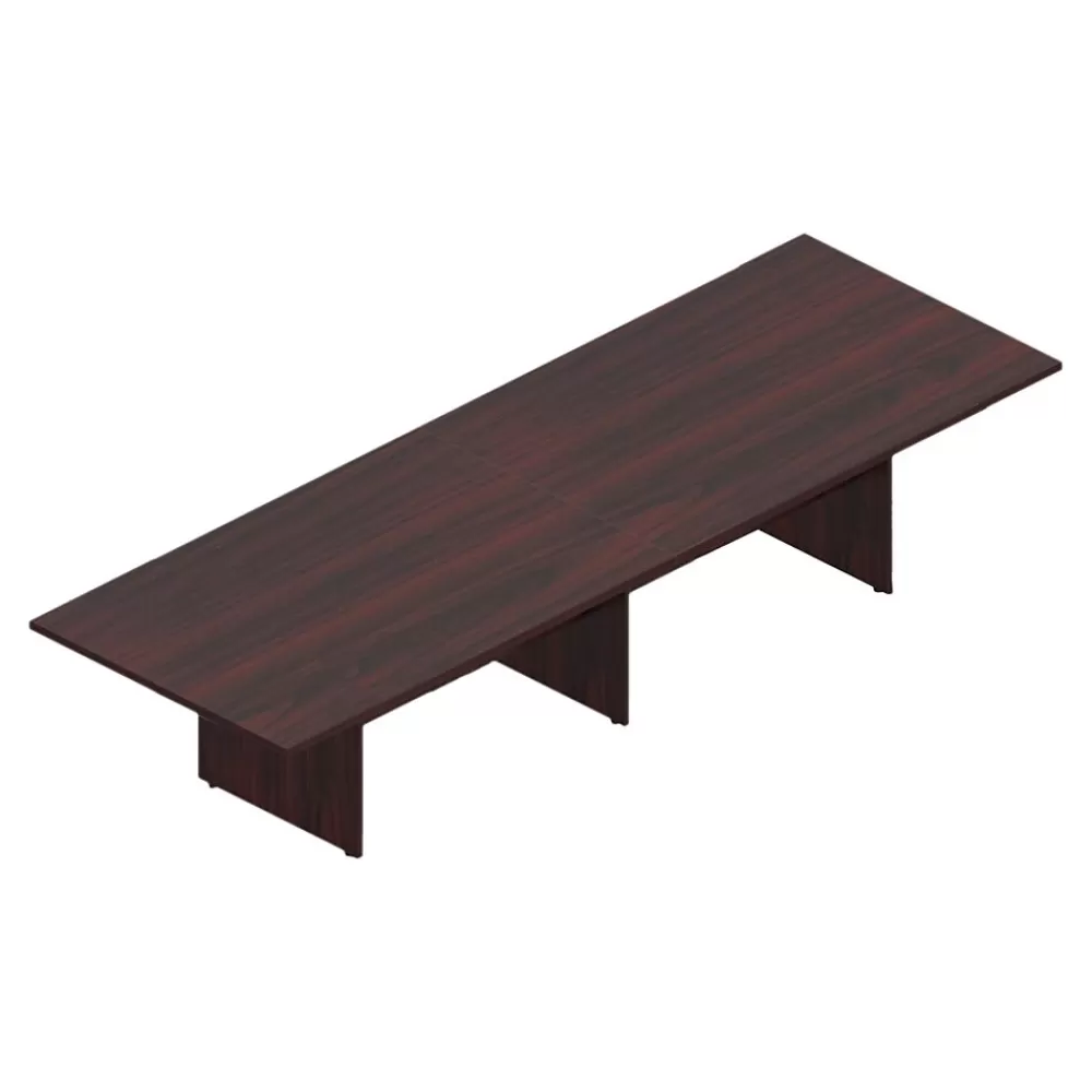 Offices to go Superior 144" Conference Table, American (TDSL14448RECSAML) Mahogany Best Sale