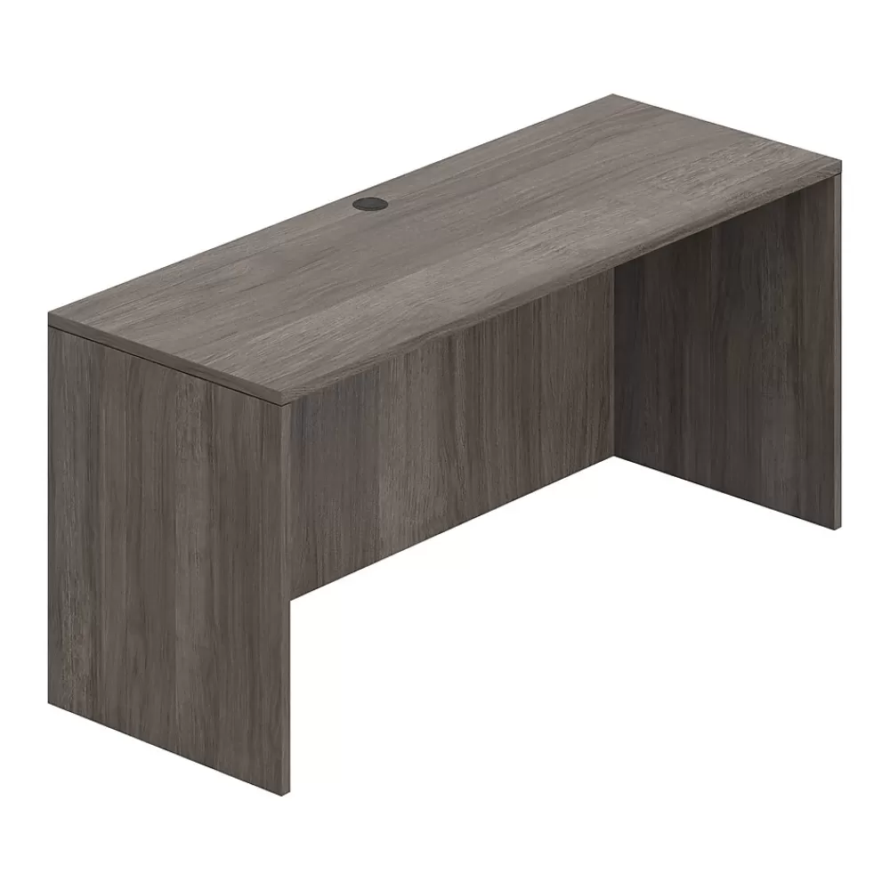 Offices to go Superior 66" Credenza Desk Shell, Artisan Gray (TDSL6624CSAGL) Fashion