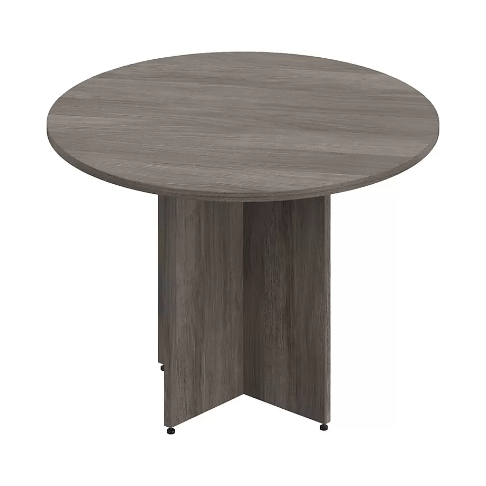 Offices to go Superior 42" Round Conference Table, Artisan Gray (TDSL42RAGL) Outlet