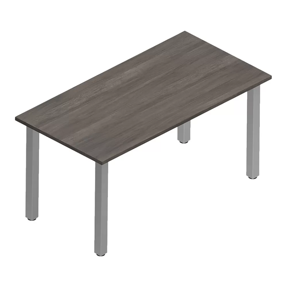 Offices to go Superior 48" Workstation Desk, Artisan Gray, Threshold Delivery (TDOTG23BNDAGL) Outlet