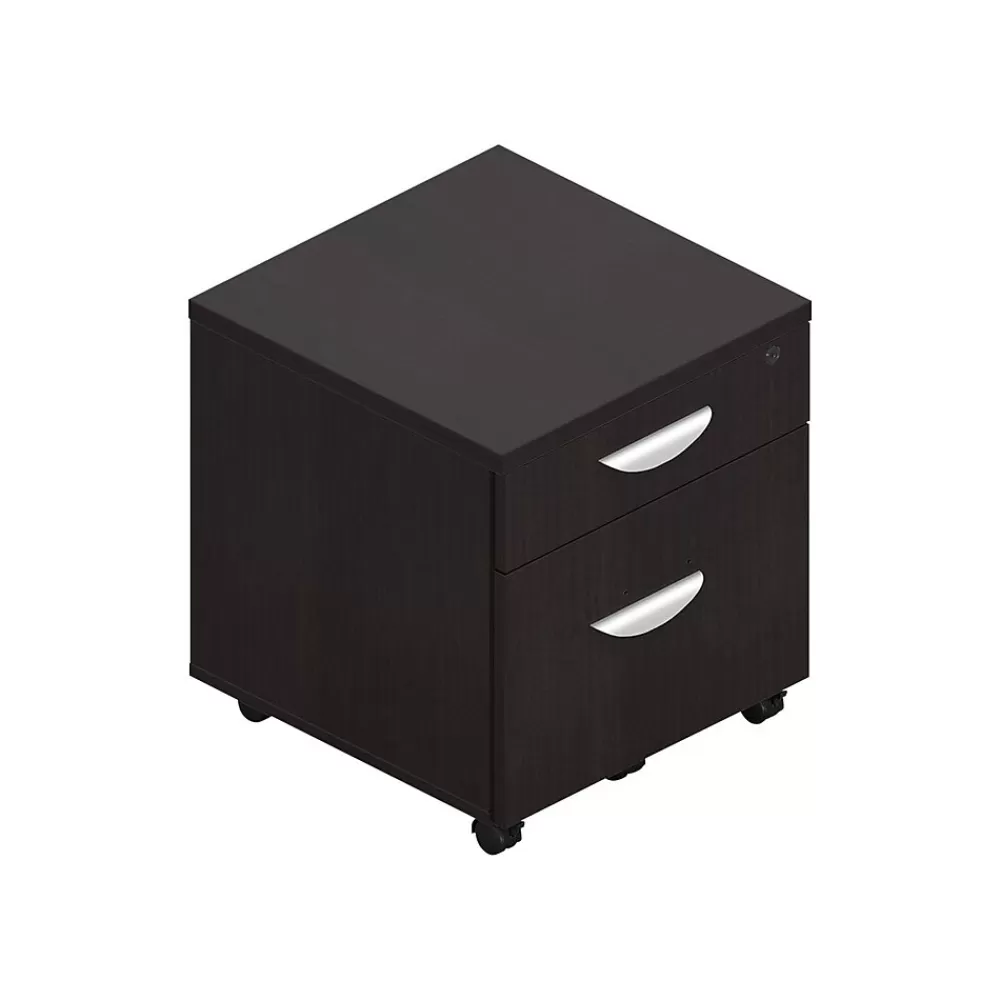 Offices to go Superior 2-Drawer Vertical File Cabinet, Locking, Letter/Legal, American , 22" (TDSL22BFMAEL) Espresso Hot